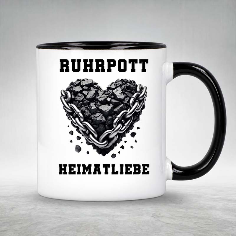 ruhrpott tasse schwarzer henkel