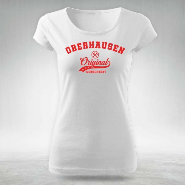 Frauen-T-Shirt-Oberhausen-Weiss