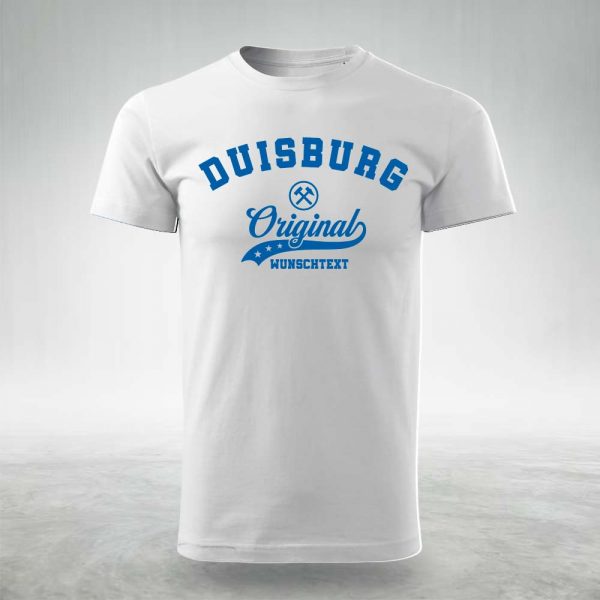 T-Shirt-Männer-Duisburg-Weiß