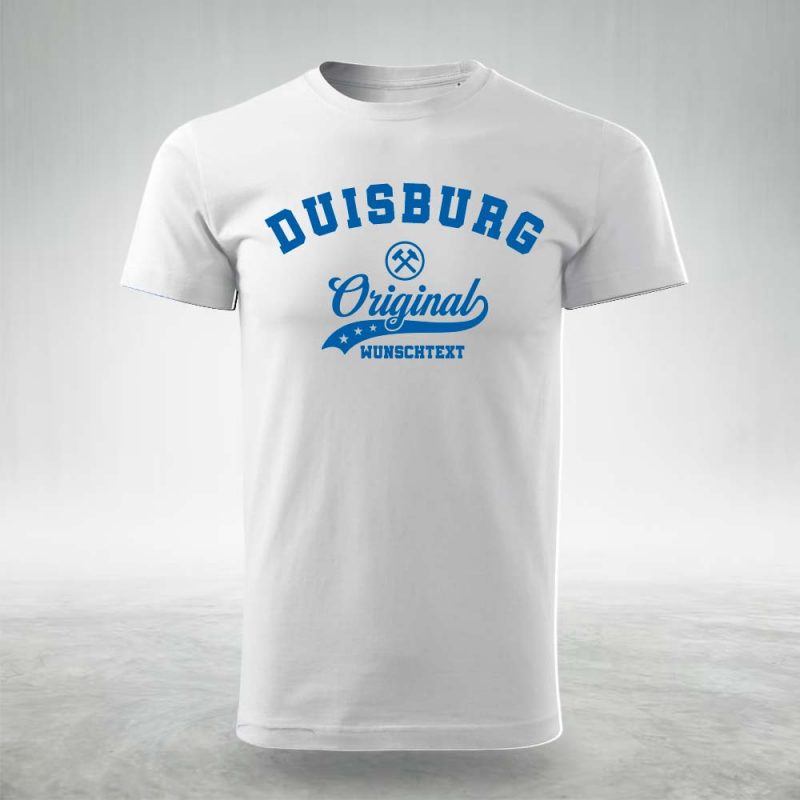 T-Shirt-Männer-Duisburg-Weiß
