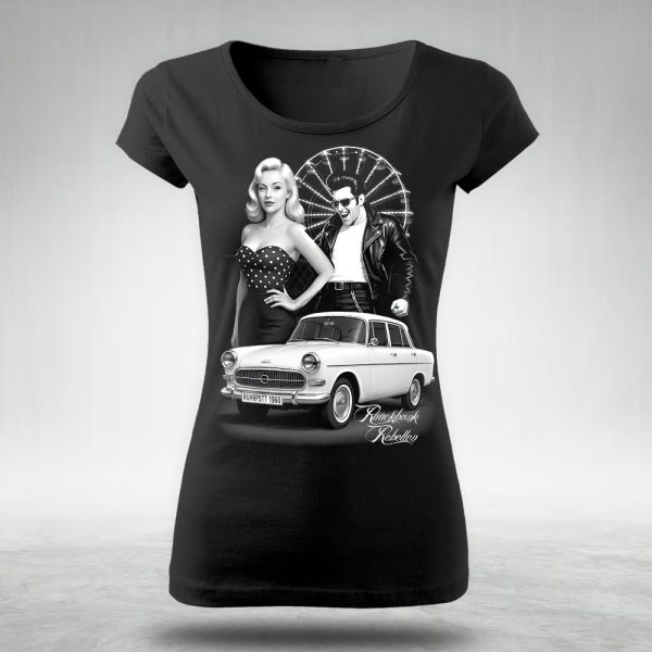 rückbank rebellen frauen t shirt