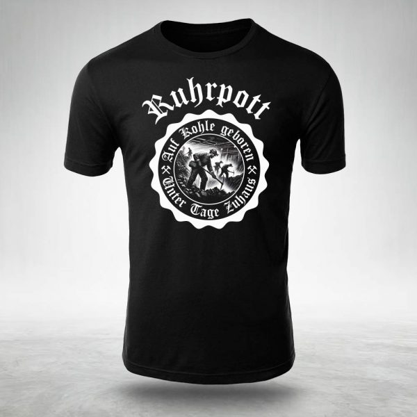 Herren T Shirt schwarz Unter Tage Ruhrpott