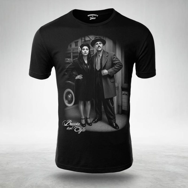 Männer T Shirt Bonnie und Clyde