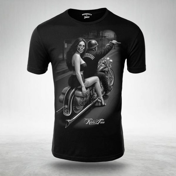 Männer T Shirt Ride Free