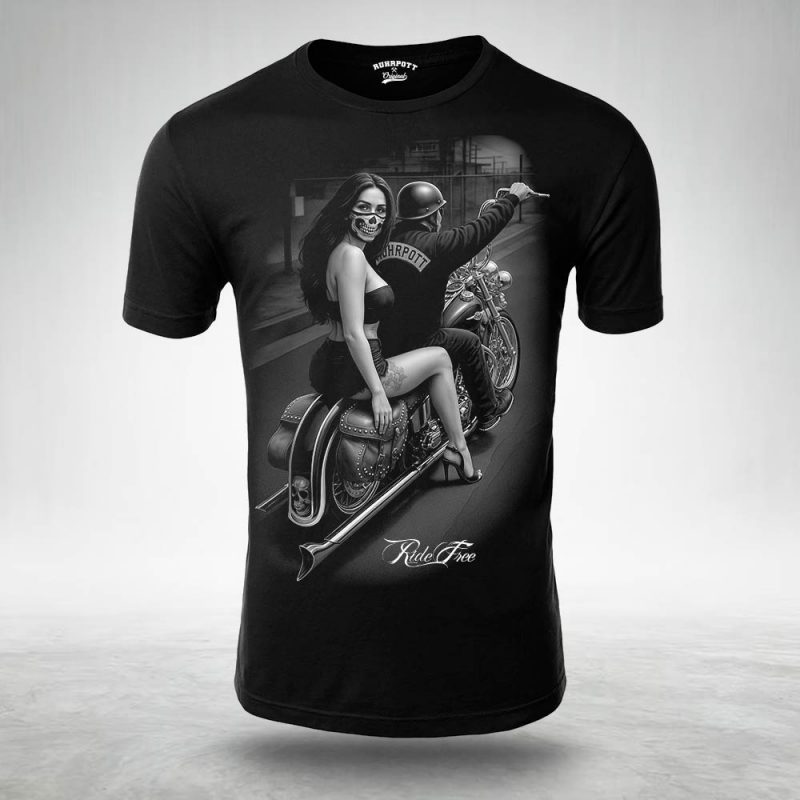 Männer T Shirt Ride Free