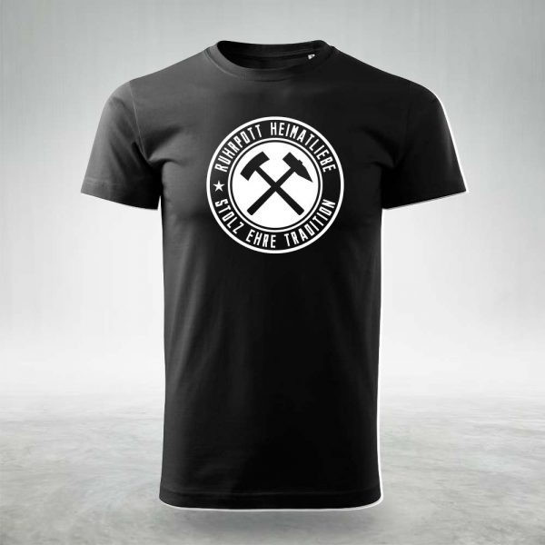 Ruhrpott Heimatliebe Männer Shirt schwarz