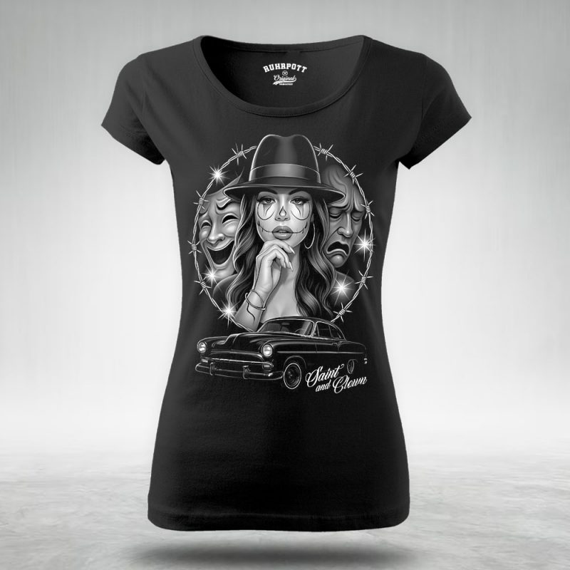 Frauen Shirt Saint and Clown