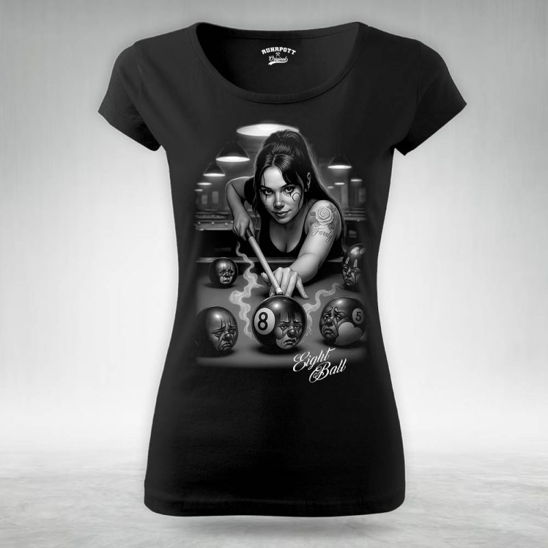 Frauen T Shirt Eight Ball