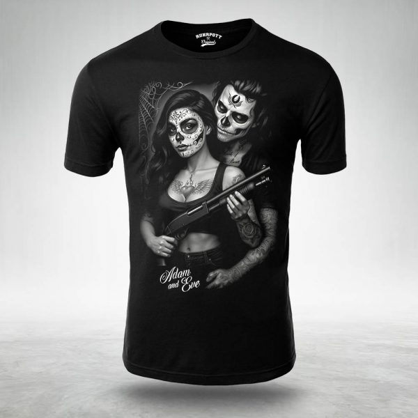 Männer T Shirt Adam and Eve