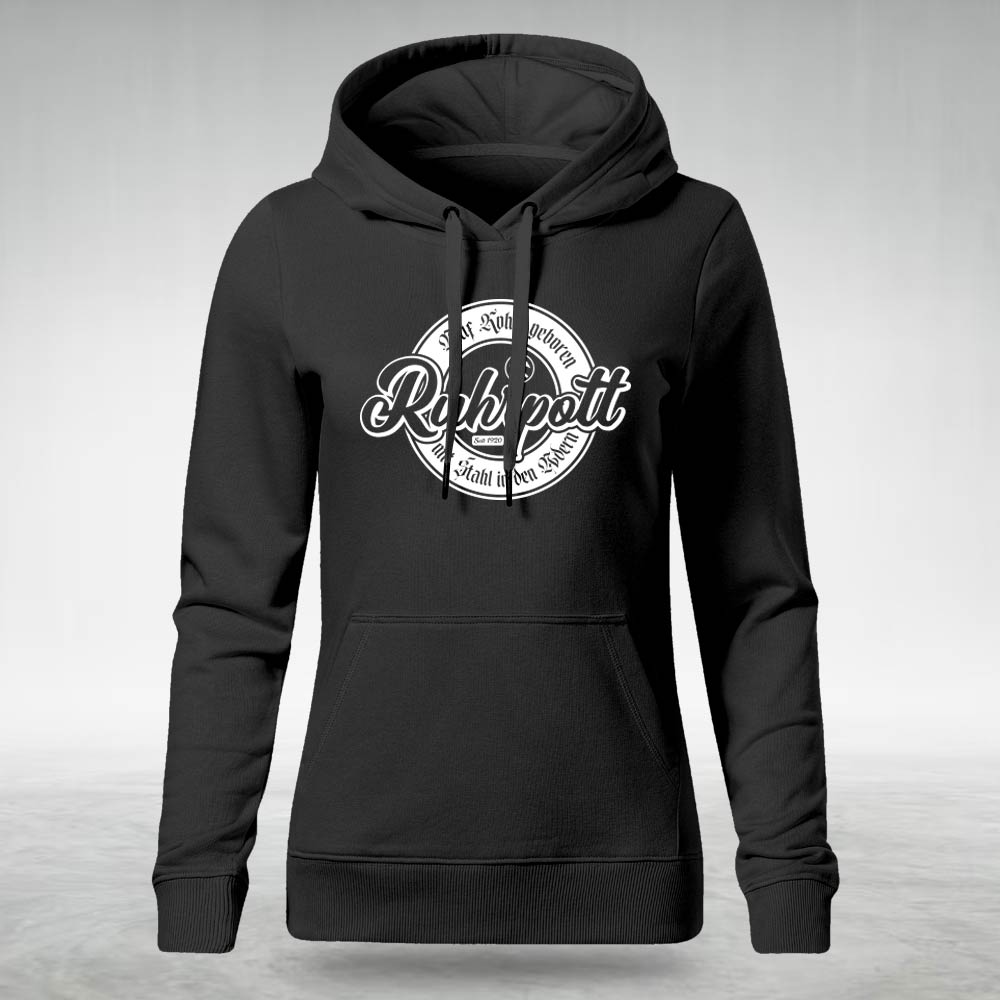 Frauen Hoodie Ruhrpott Vintage Look ⚒️ Ruhrpott Shirt Frauen Hoodie Ruhrpott Vintage Look
