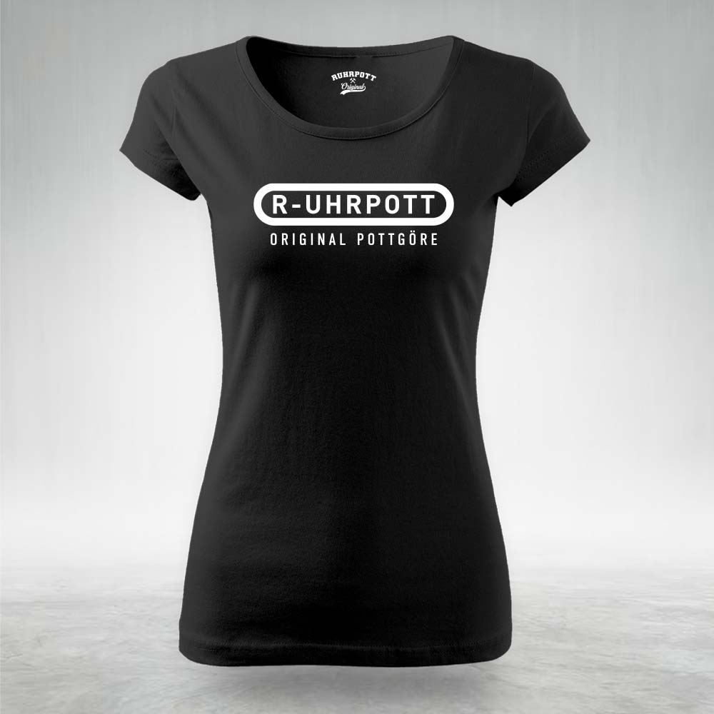 Frauen T Shirt Ruhrpottgoere schwarz ⚒️ Ruhrpott Shirt Frauen T Shirt Ruhrpottgoere schwarz