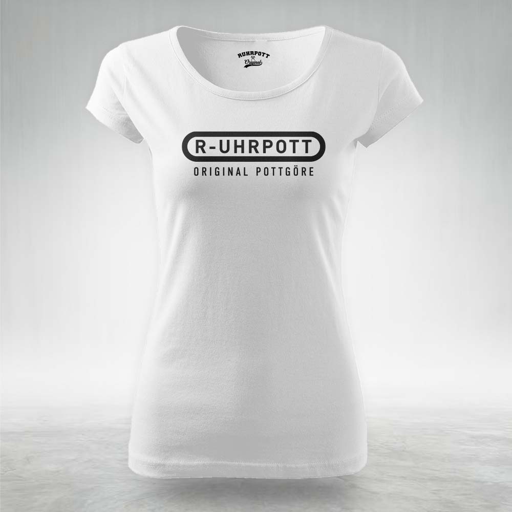 Frauen T Shirt Ruhrpottgoere weiss ⚒️ Ruhrpott Shirt Frauen T Shirt Ruhrpottgoere weiss
