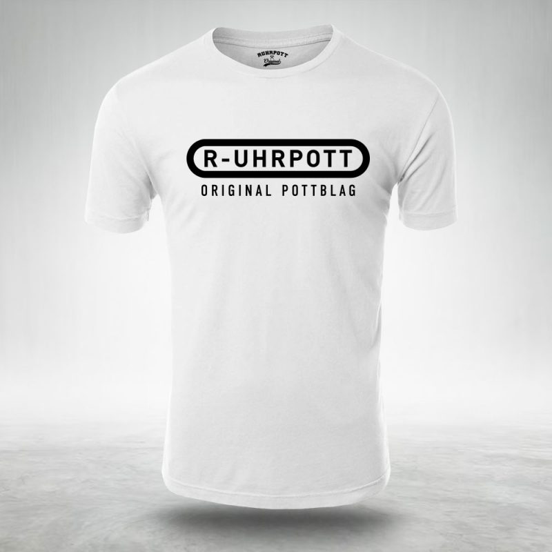 Männer T Shirt Ruhrpottblag weiss