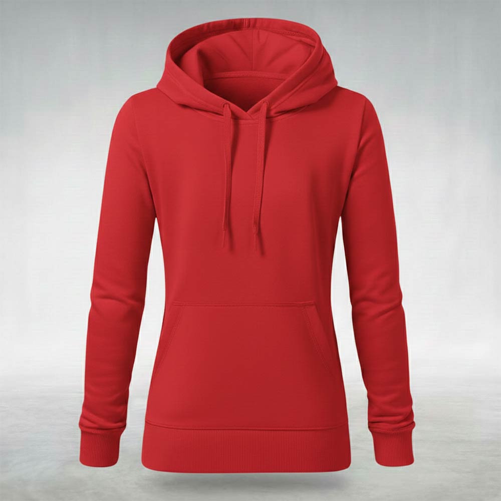 Frauen Hoodie rot vorne ⚒️ Ruhrpott Shirt Frauen Hoodie rot vorne