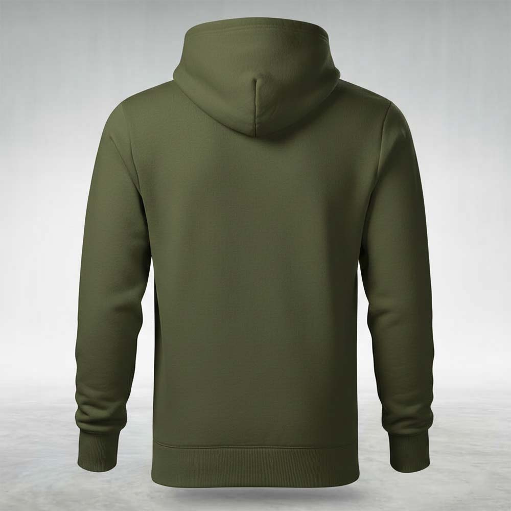 Männer Hoodie olive hinten ⚒️ Ruhrpott Shirt Männer Hoodie olive hinten
