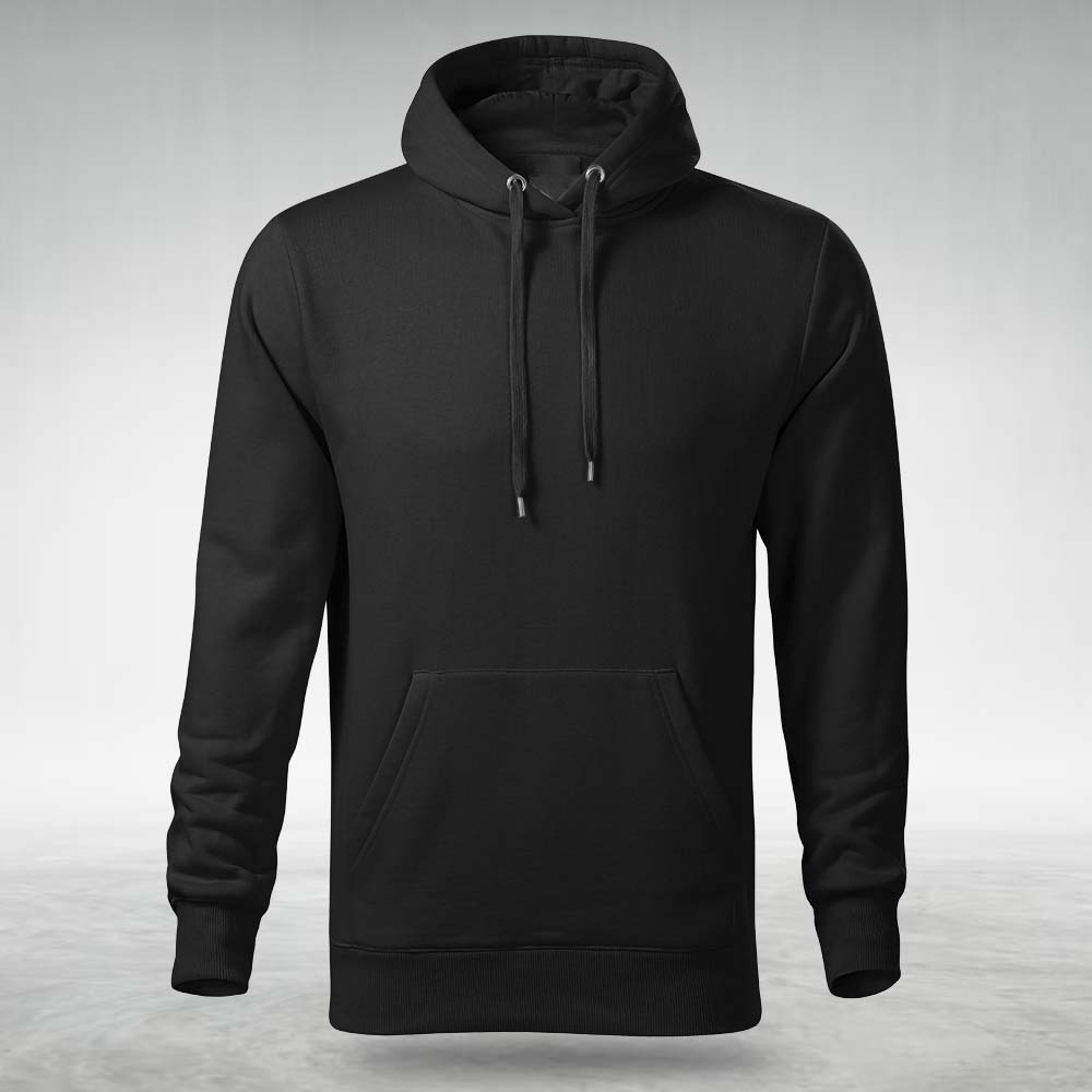 Männer Hoodie schwarz vorne ⚒️ Ruhrpott Shirt Männer Hoodie schwarz vorne