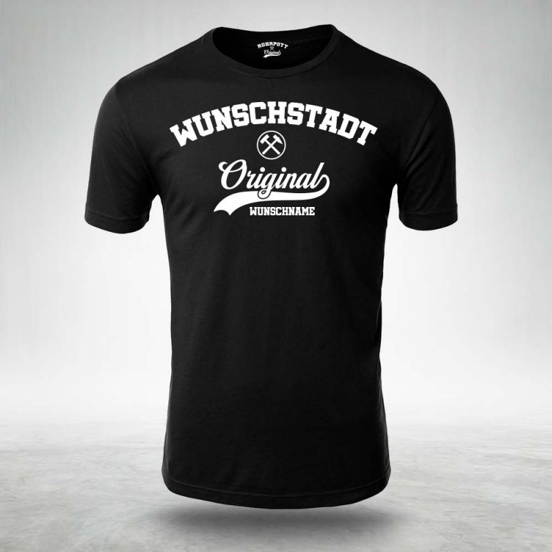 Wunschtext Ruhrpott Shirt Maenner
